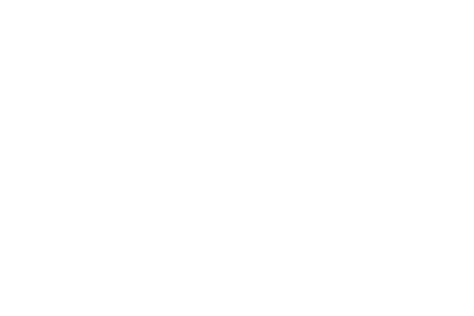 Panorámica ilustrada de Seúl con trazos blancos.